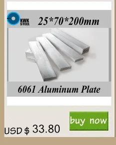 15*35*200mm 6061 Placa de Liga de Alumínio