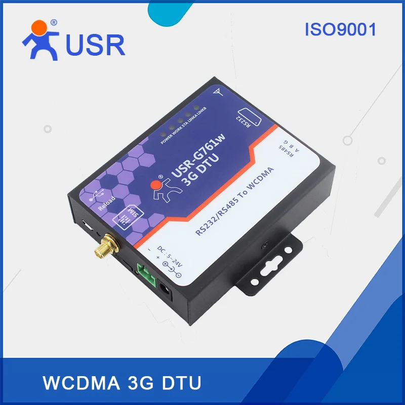 

USR-G761w Free Shipping Serial 3G modems rs232 rs485 support WCDMA with CE RoHS CERTIFICATE
