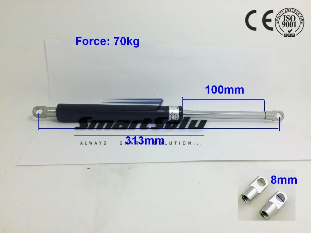

Free Shipping 154lbs/70kg Force Gas Spring 8MM