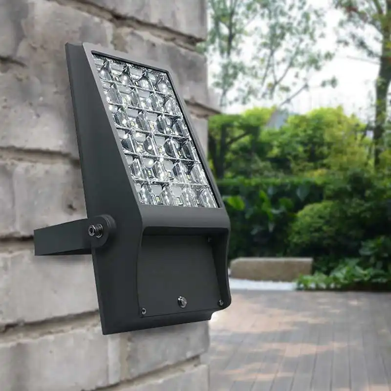 SZYOUMY 8 W 12 W солнечный светодиодный прожектор Водонепроницаемый IP65 32 светодиодный S на открытом воздухе лампа солнечного света для рекламы