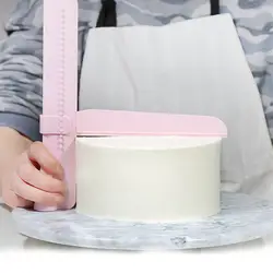 Кухонные принадлежности для выпечки торта Гладкий скребок DIY Крем-скраб регулируемая высота Плесень инструмент пищевой пластик аксессуары