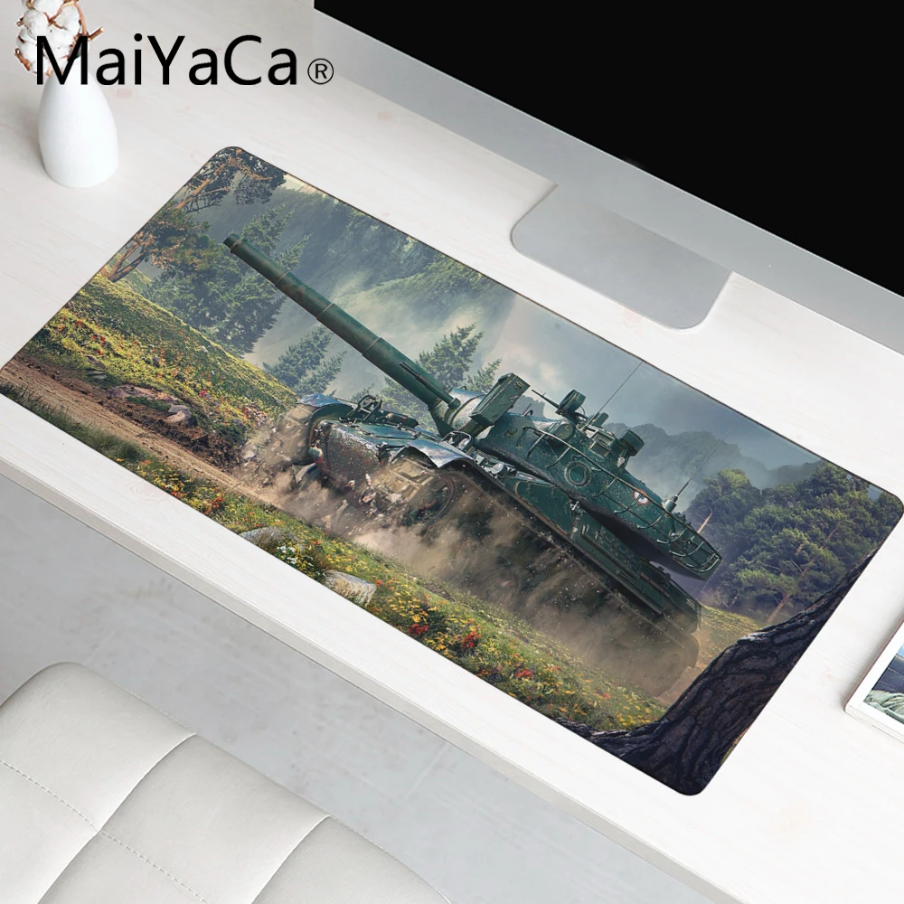 

MaiYaCa World of tanks Mouse pad 700x300mm pad to Mouse Notbook Computer mousepad Custom Gaming Padmouse Gamer to Laptop Mouse