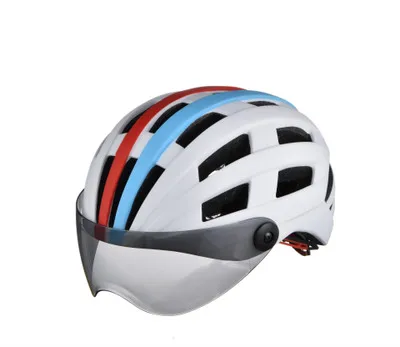 

Bicycle helmet GOXING Brand Ground car road forming one frosted bicycle with goggles riding helmet wholesale