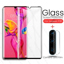 2-в-1 Камера защитное устройство для объектива для huawei P30 Pro закаленное Стекло Экран протектор для huawei P 30 Pro Lite светильник P30Pro P30Lite