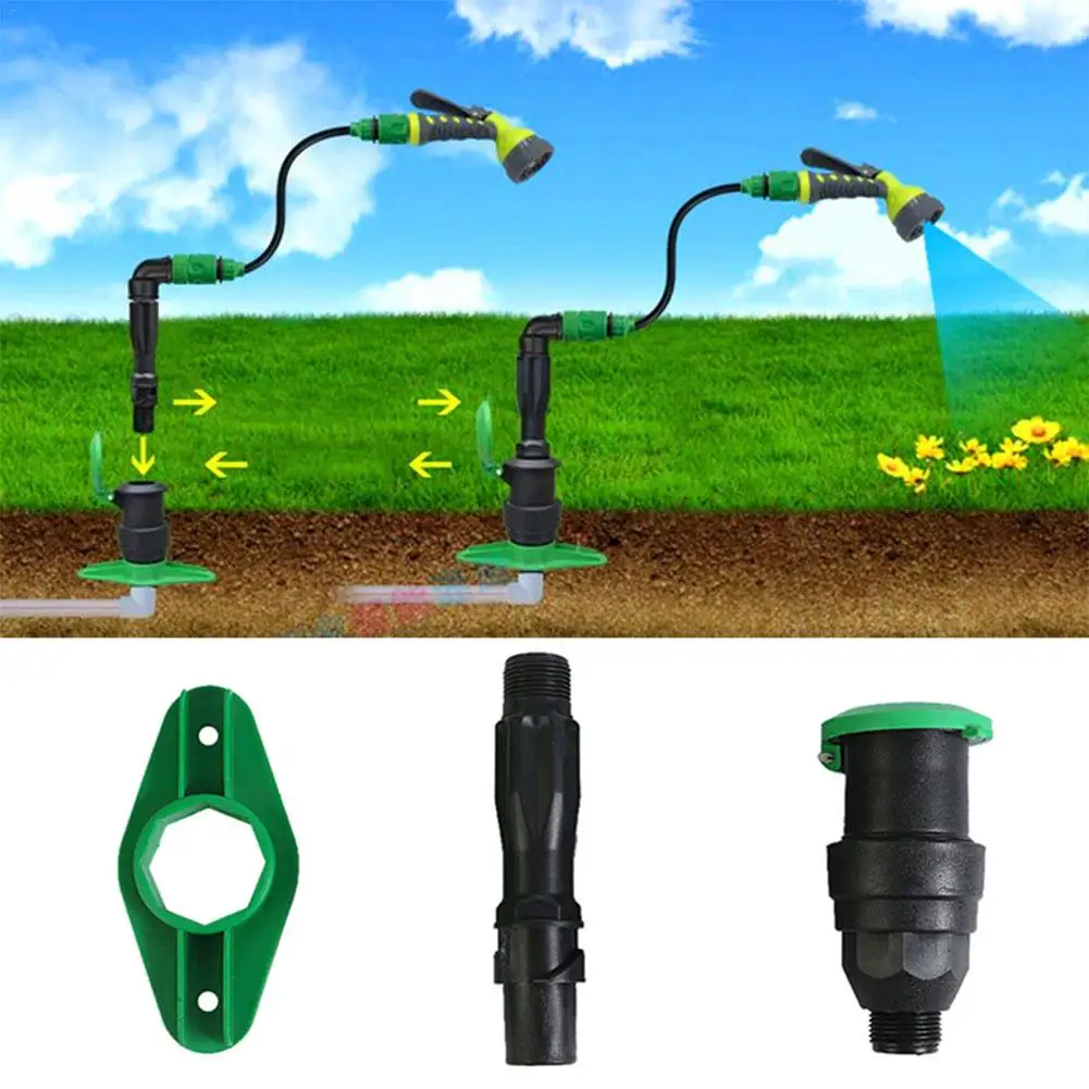 DN20 3/4' Male Thread Rapid Water Intake Valve Landscaping Lawn Spray