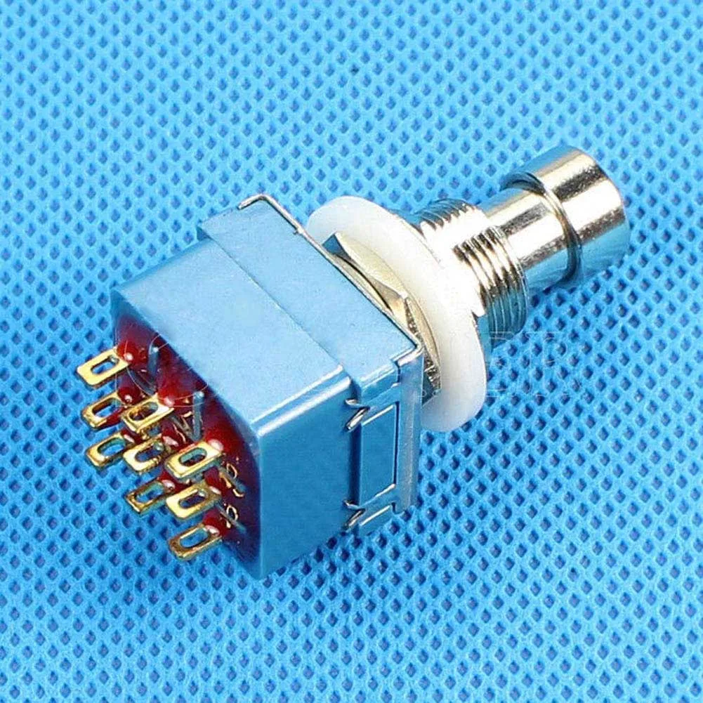 

'The Best' Guitar Effects 3PDT Pushbutton Pedal Footswitch ON-ON Switch 889