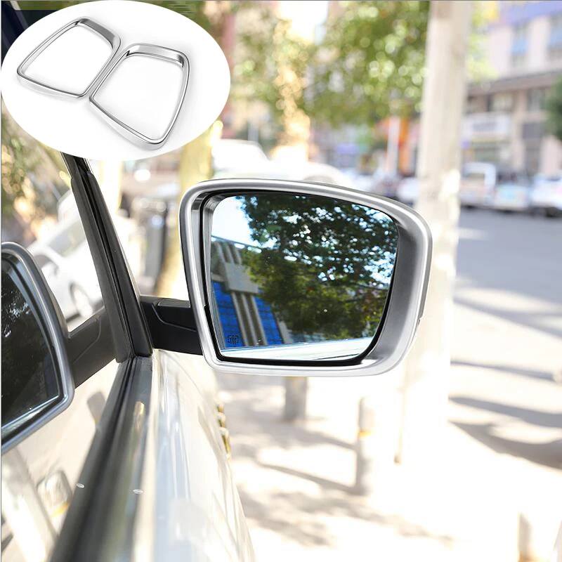 Car Styling Side Rearview Mirrors Frame Chrome ABS Exterior Rear View
