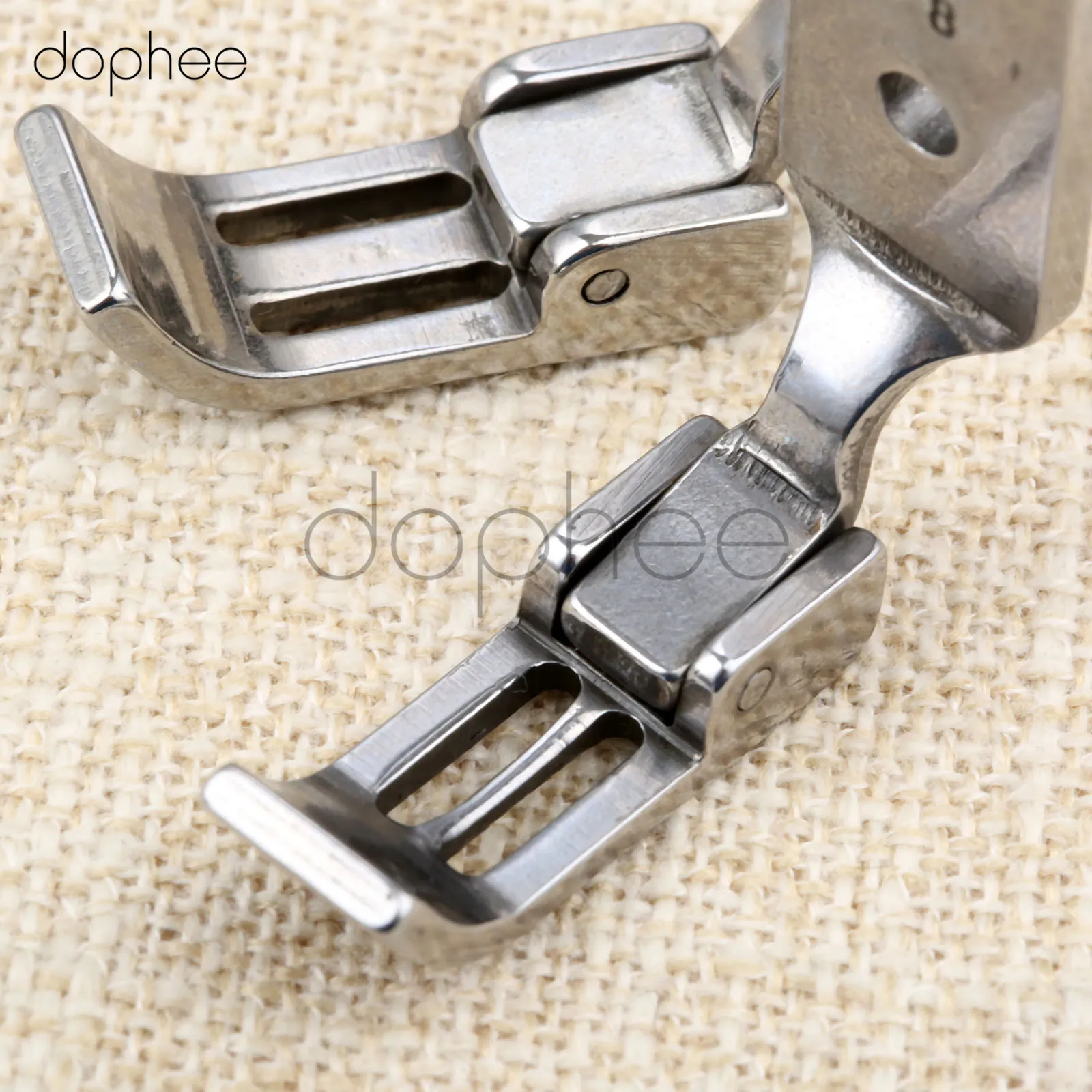 Dophee 1 шт. пресс на молнии для тяжелой машины 842/845 челночный стежок двойной иглой швейная машина лапка