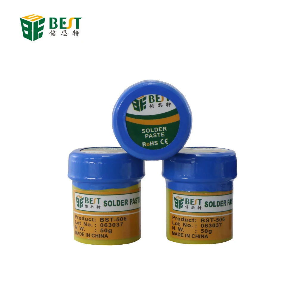 

1Pcs Solder Tin Paste Lead Soldering Fluxes Grease Soldering Aid Accessories for BGA SMD PGA PCB Rework Reballing Station 50g