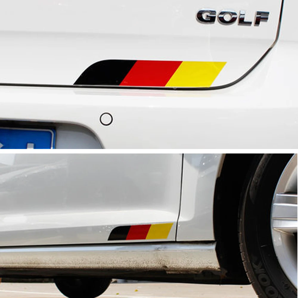 3 color Side Skirt Sticker  and Rear Trunk Sticker (7)