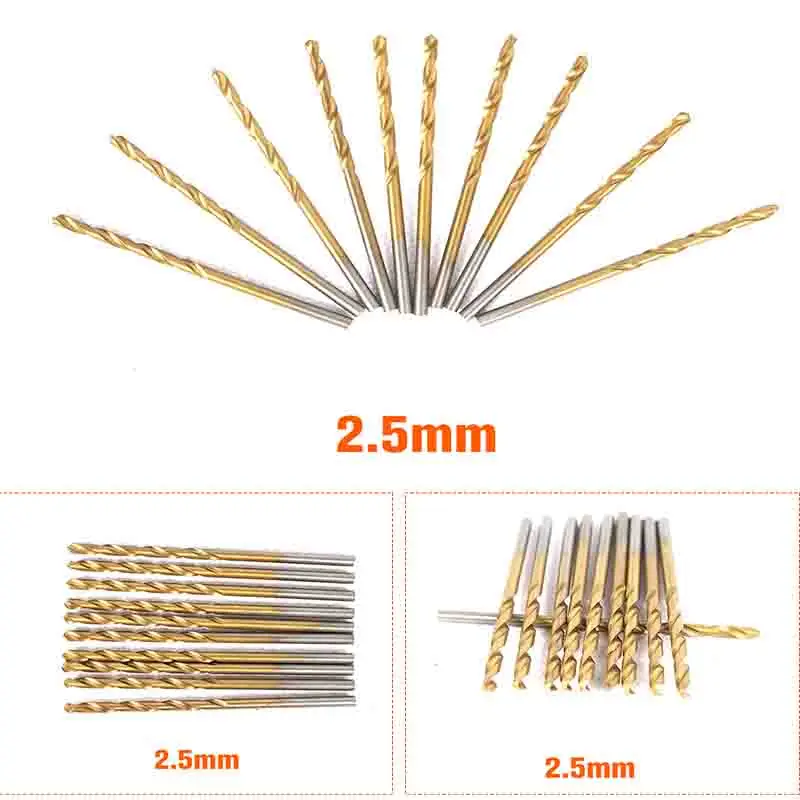 50Pcs/Set Twist Drill Bit Set Saw Set HSS High Steel Titanium Coated Drill Woodworking Wood Tool 1/1.5/2/2.5/3mm 50Pcs/Set Twist Drill Bit Set Saw Set HSS High Steel Titanium Coated Drill Woodworking Wood Tool 1/1.5/2/2.5/3mm