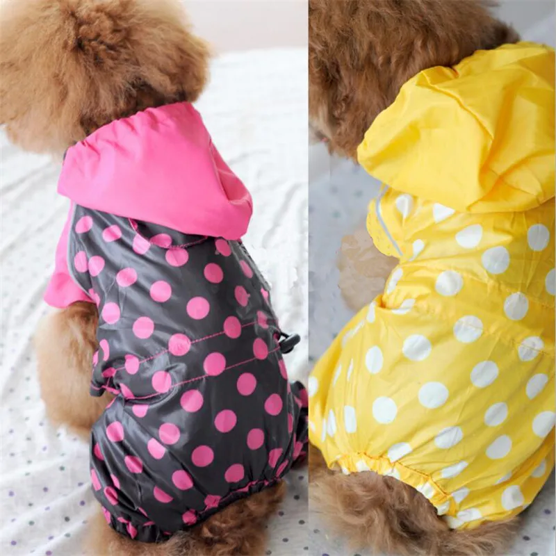 Buy OnnPnnQ Pet Dog Raincoat For Small Medium Dogs Dot