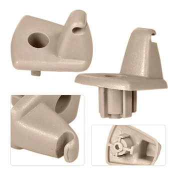 

CITALL 2PCS Front Left / Right Sun Visor Clips Hook Replacement 1EJ51BD1AA 1ET511W1AA For Chrysler 300 Dodge Charger Magnum