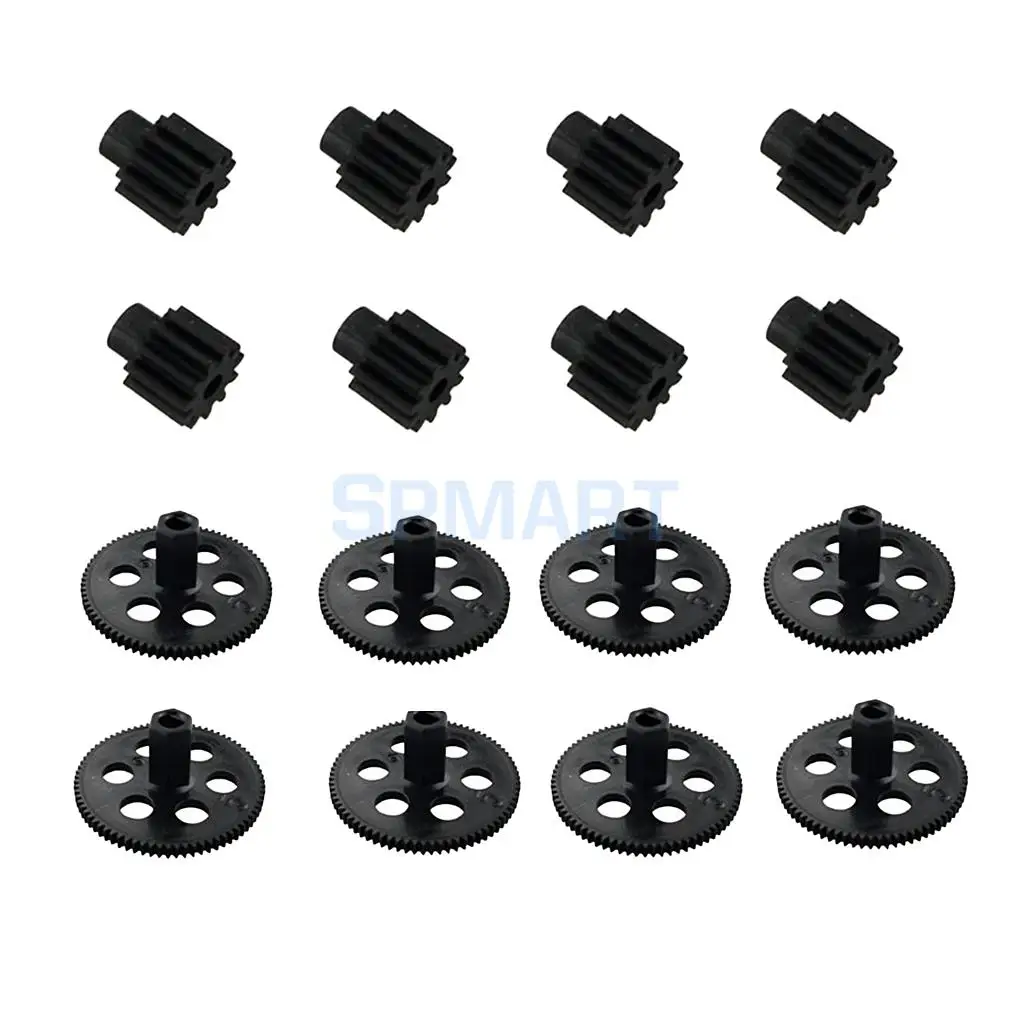 16Pcs Motor Wheel Gear & Motor Pinion for XS809 XS809HC XS809HW RC Drone Quadcopter Helicopter Spare Parts