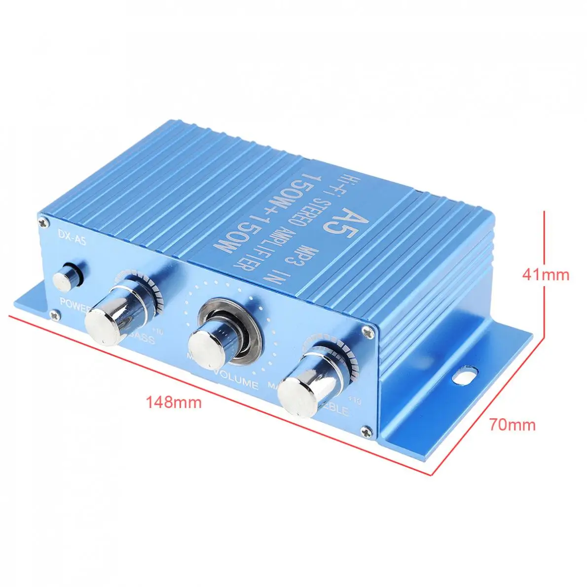 Двухканальный Hi Fi стереоусилитель A15 DC12V 2 0 150 Вт + с интерфейсом 3 5 AUX для