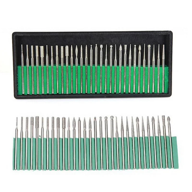 Nail-Drill-Kit-30PCS-2-35-Shanks-Precision-Engraving-Carving-Diamond-Burr-Drill-Bits-Set-12pcs (1)