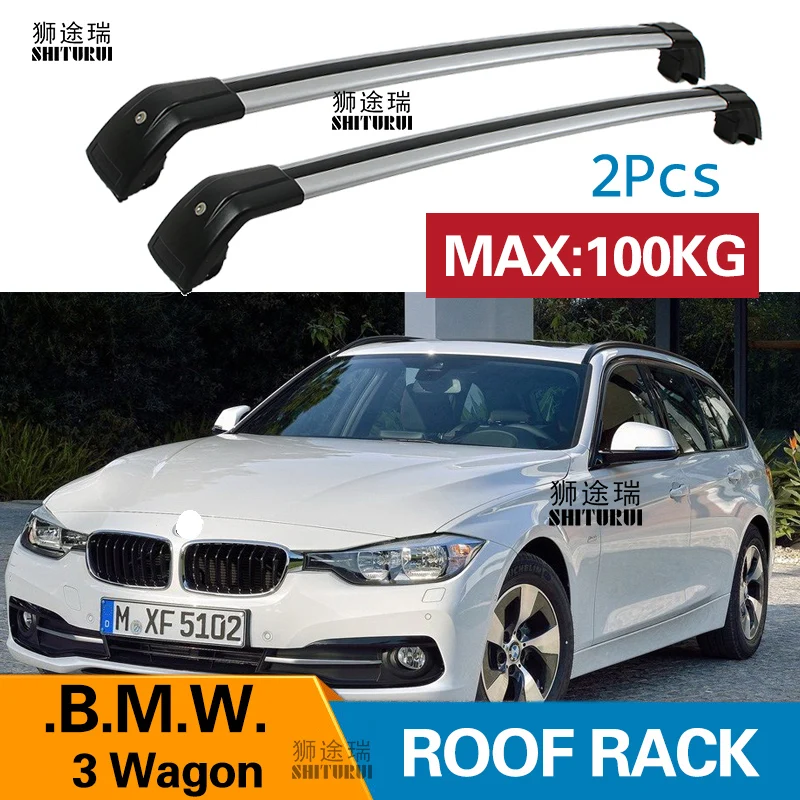 SHITURUI 2 قطع سقف القضبان ل BMW 3 سلسلة ستيشن 2012 + سبائك الألومنيوم الجانب القضبان عبر القضبان حامل سقفي حامل الحقائب SHITURUI 2 قطع سقف القضبان ل BMW 3 سلسلة ستيشن 2012 + سبائك الألومنيوم الجانب القضبان عبر القضبان حامل سقفي حامل الحقائب