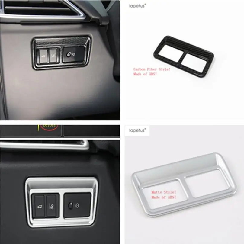 ABS Chrome Interior Seat Memory Button Cover Trim For Jaguar F-Pace 2017-2019