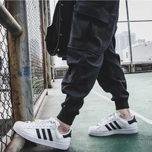 Thintenda Мужской Модный комбинезон хип-хоп штаны для бега Мужская городская одежда для мужчин шаровары свободные мужские s колготки обтягивающие брюки