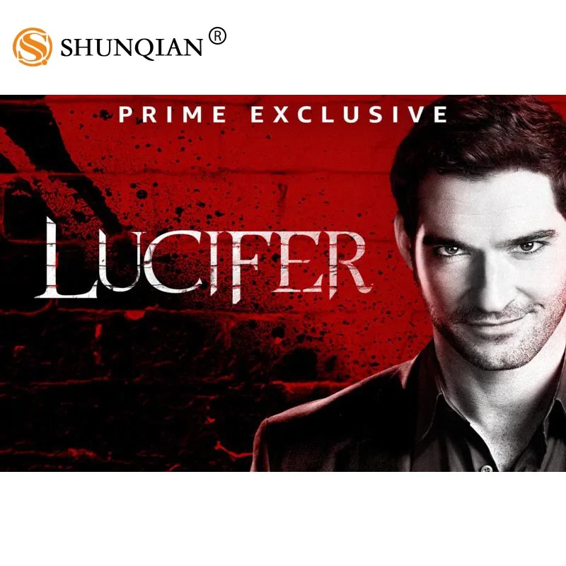 

New Arrival lucifer season 3 poster Cartoon Silk Poster custom posters for kids more size 27x40 30x45 40x60 50x75 60x90