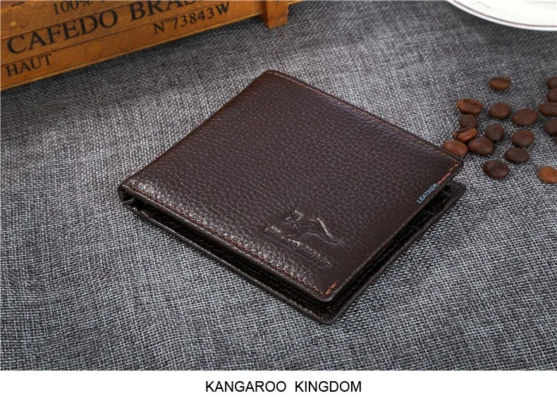 Hommes cuir Porte-Monnaie Portefeuille Portefeuille bourse cuir de buffle Recht Angler