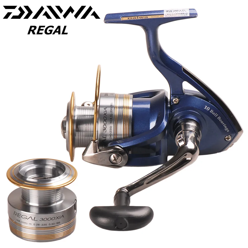 DAIWA REGAL спиннинговая Рыболовная катушка+ запасная Катушка 2000/2500/3000/4000XiA 10BB Pesca Рыболовная Приманка катушка Carretilha Moulinet Peche