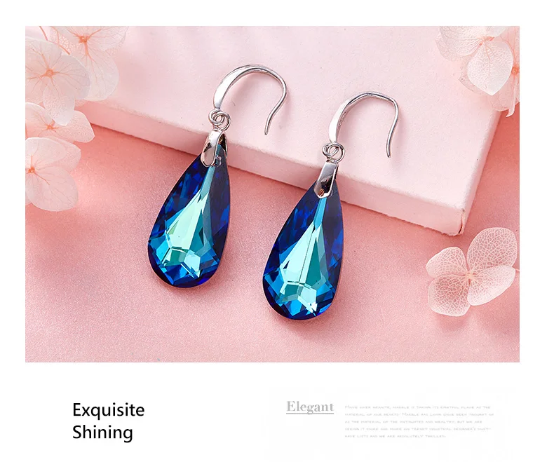 Swarovski Crystals Drop Earrings (11)
