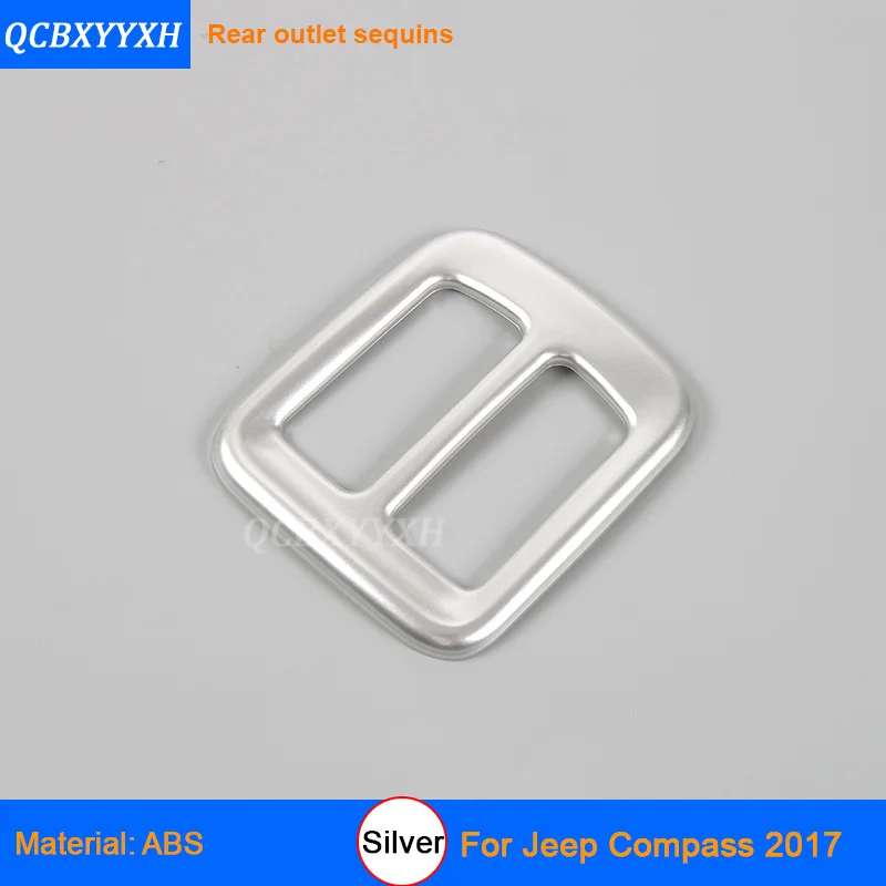 QCBXYYXH для Jeep Compass автомобильный Стайлинг серебристый цвет украшение интерьера блестки стикер автомобиля внутренняя дверная ручка коробка блестки
