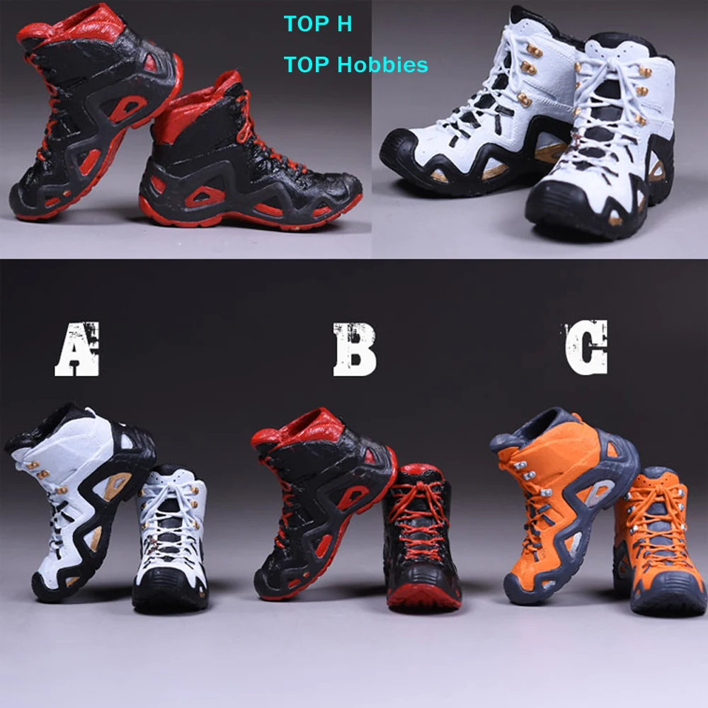 VSotys 1:6 Scale Fashion not VTS DAM A/B/C 3 Colors Solid Foot Climbing Hiking boots Sports Shoes For 12 Inch Soldier Figure | Игрушки и