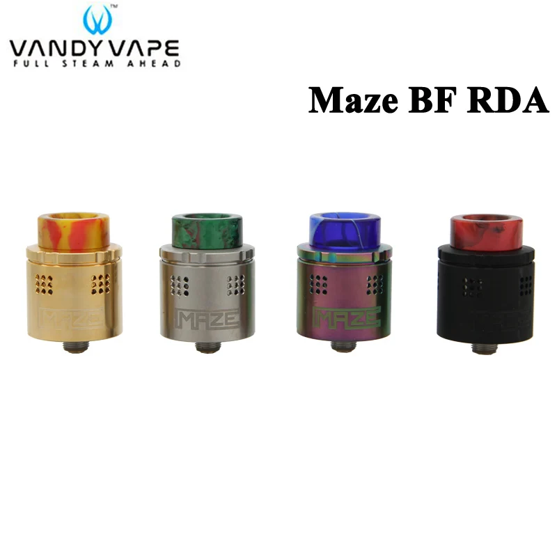 

Original Vandy Vape Maze Subohm BF RDA Tank 2ml VandyVape Maze RDA Atomizer for Electronic Cigarette BF Box Mod Vape