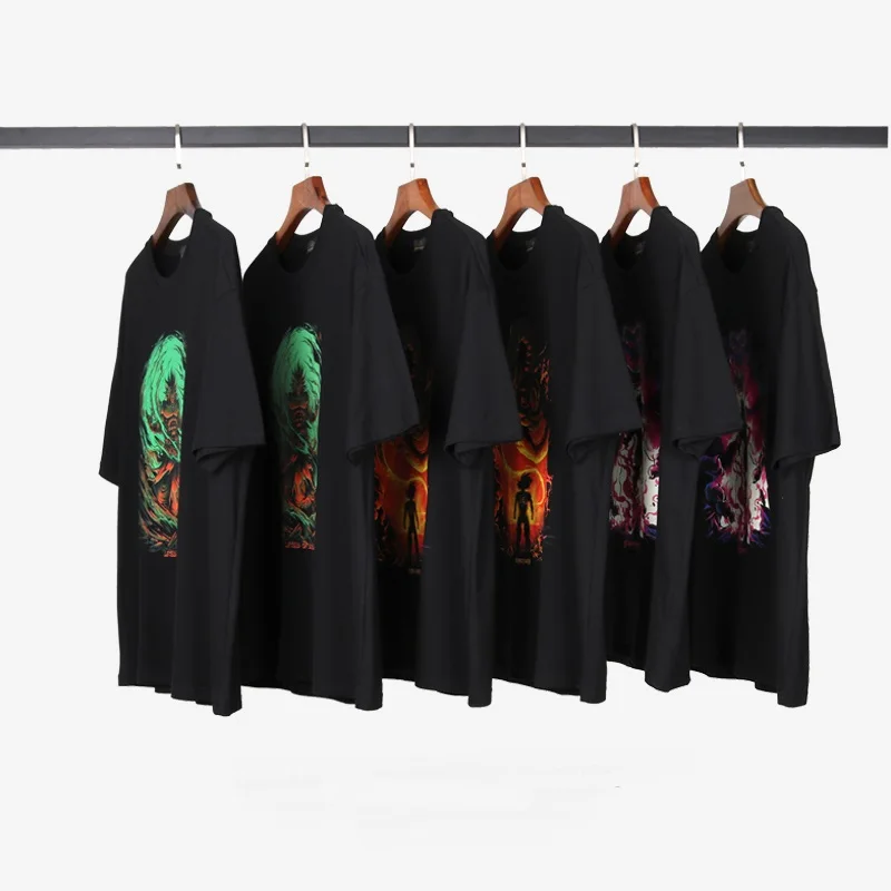 Dragon Ball Raglan T-shirt Son Goku Anime Short Sleeve Cotton Tee
