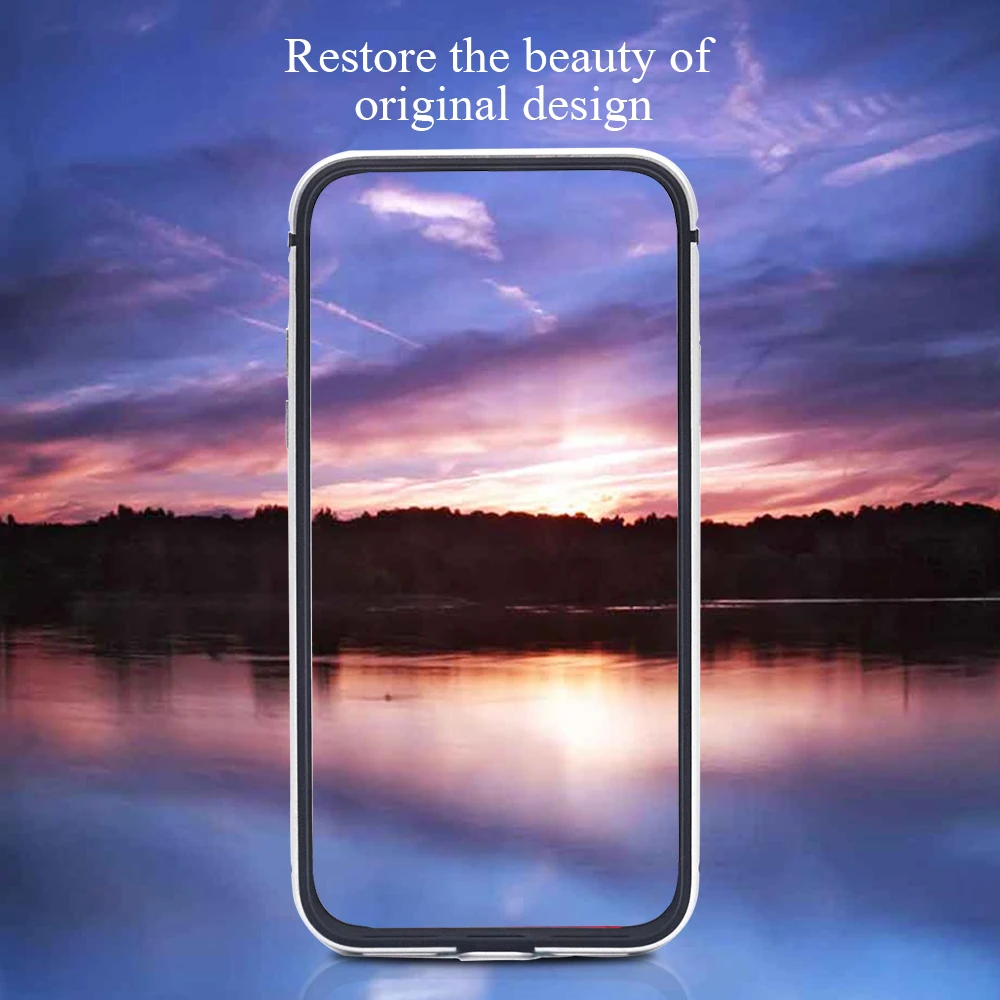 Чехол бампер Ascromy для iPhone XS Max Алюминиевый металлический защитный силиконовый