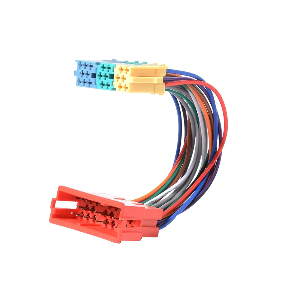 8-Pins 20-Pins Mini ISO Harness Cable Adapter for VW Audi A2/ A3/ A4/ A6/ TT Car Accessories