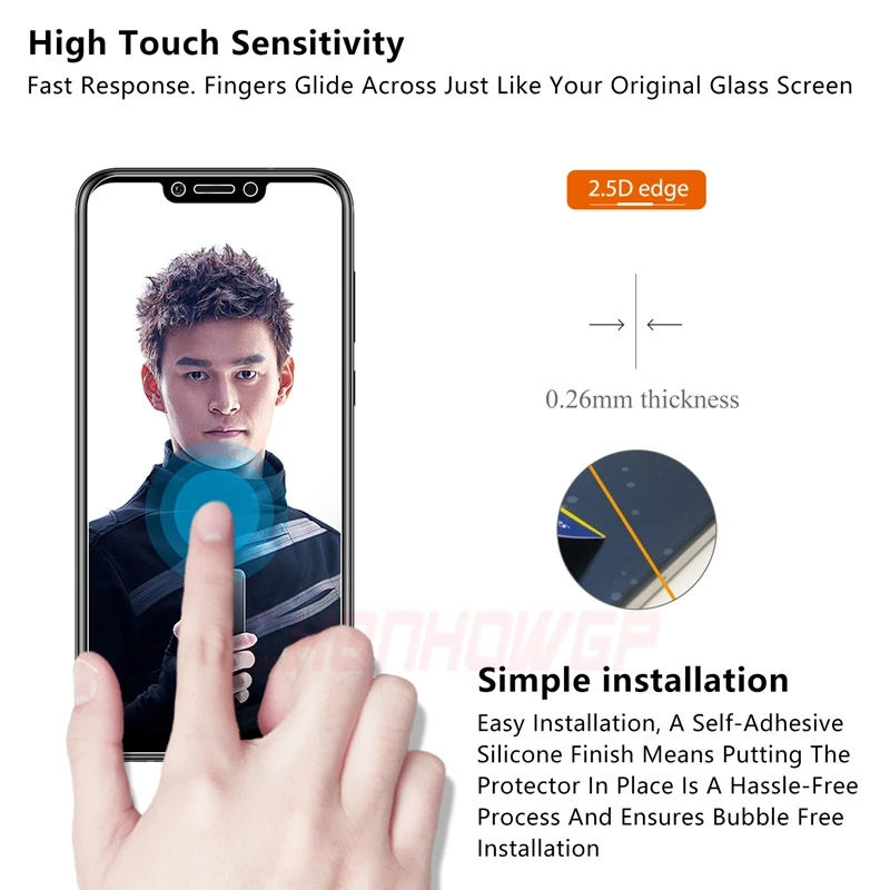 9H закаленное стекло для huawei Honor Play COR-L29 COR L29 Защитная пленка для Honor play COR-AL00 COR-AL10