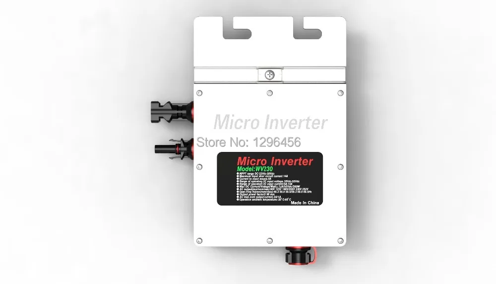 Быстрая доставка IP67 DC22V ~ 50V 230W сетчатый микро инвертор солнечной батареи с 6