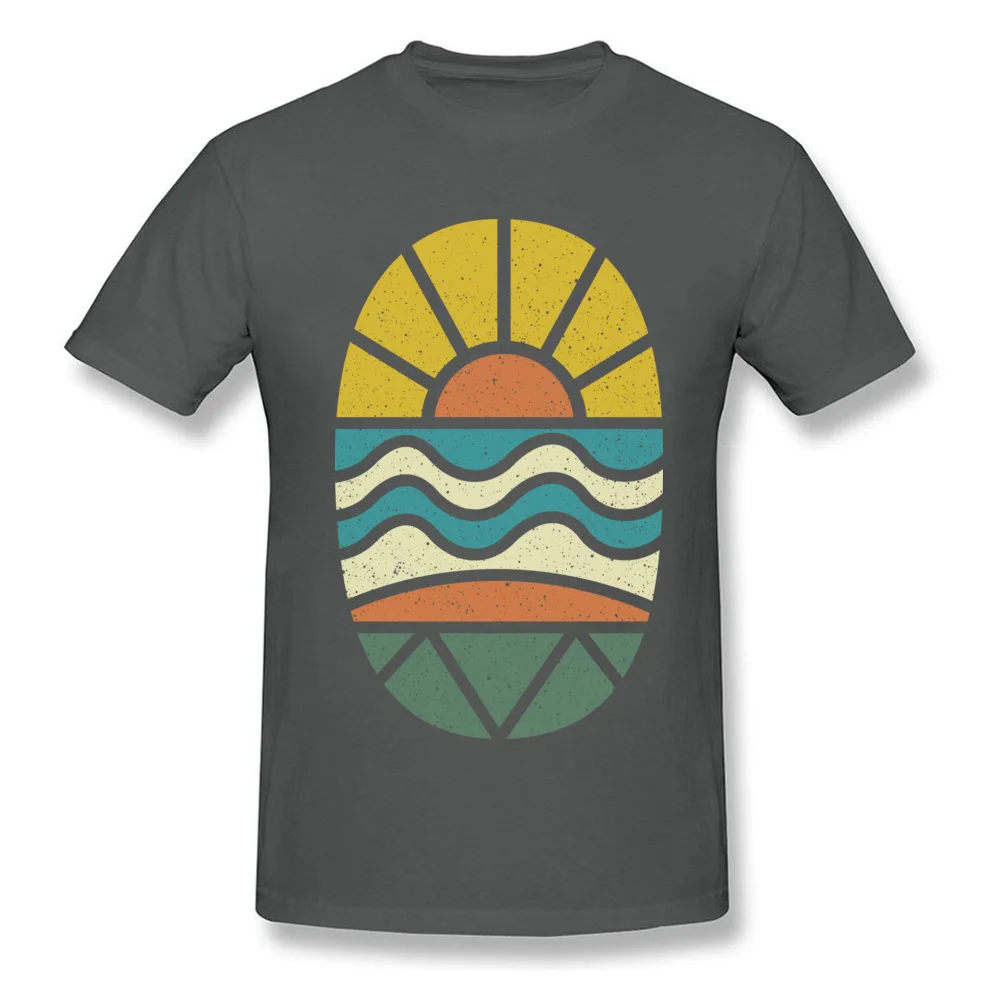 Casual Lets Go Surfing Tops T Shirt for Men Prevalent Lovers Day Crewneck 100% Cotton Short Sleeve T-Shirt Casual Clothing Shirt Lets Go Surfing carbon