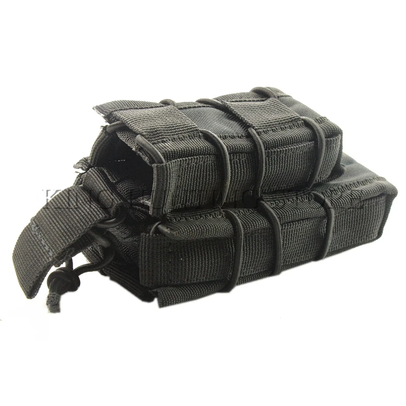 Регулируемая тактическая двойная система Molle сумки для журналов винтовка пистолет маг сумка Охотничья винтовка ружье аксессуары для стрельбы снаряжение