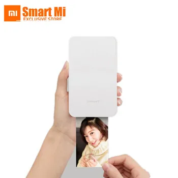 

Xaomi jiyin Mobile Phone Photo Printer Bluetooth Connect With 10pcs Printing Paper High Definition AR Photo 1670 Thousand Colors