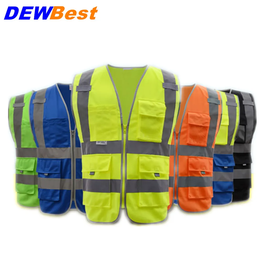 

High Quality High Visibility Reflective Vest Working Clothes Motorcycle Cycling Sports Outdoor Reflective Safety Clothing1027-24