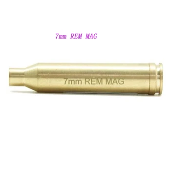 

GUGULUZA Laser Sight 7mm REM MAG Laser Sight Red Boresighter Copper/Brass Cartridge For Scope Hunting