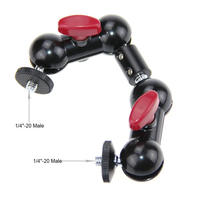 14 Articulating Magic Arm Camara Mount Multifunctional Adapter For DSLR Camera LED Video Light Mount Holder LCD Monitor C1350 (4)