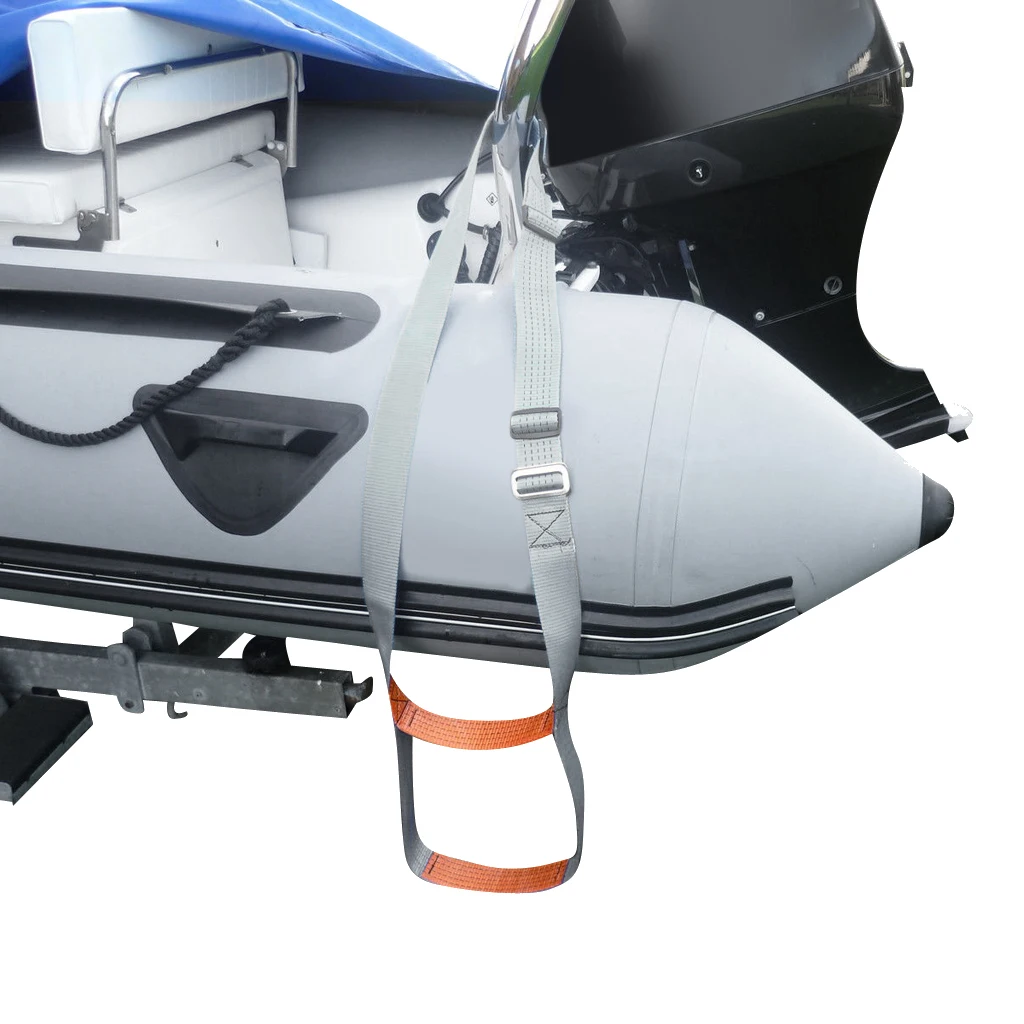 Portable Compact Inflatable Boat Rib Dinghy 2 Step Boarding Ladder Webbing