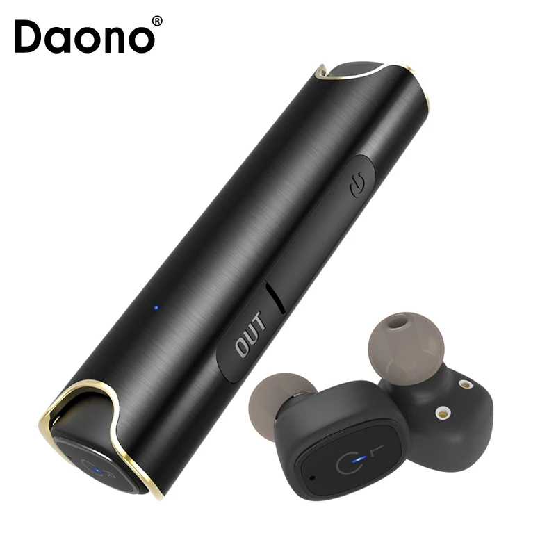 Беспроводные водонепроницаемые Bluetooth наушники DAONO S2 TWS спортивные вкладыши с