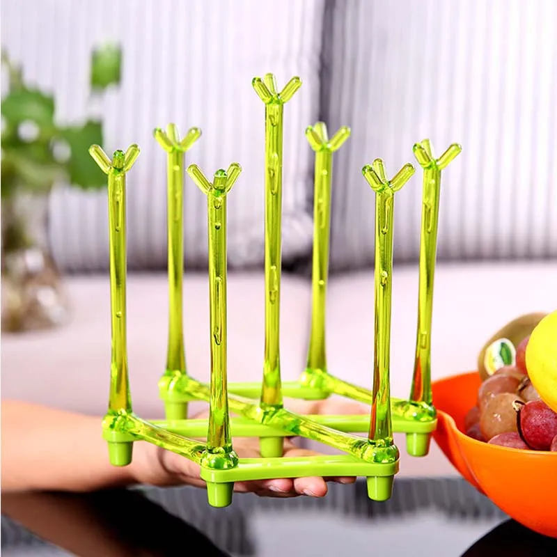 Foldable Bottle Rack Baby Infant Nipple Kitchen Drying Storage Drainer Portable Stand Hygienic