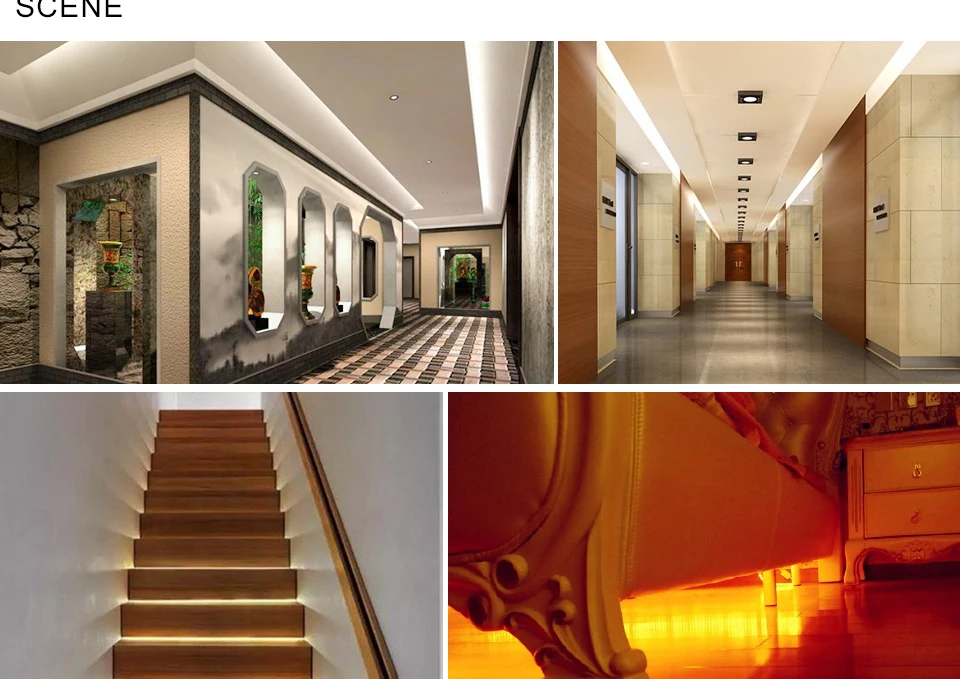 Intelligent Turn ONOFF Human Infrared Sensor LED Strip Light Warm White 3000K Waterproof SMD2835 Strip Lighting For Bedroom (7)