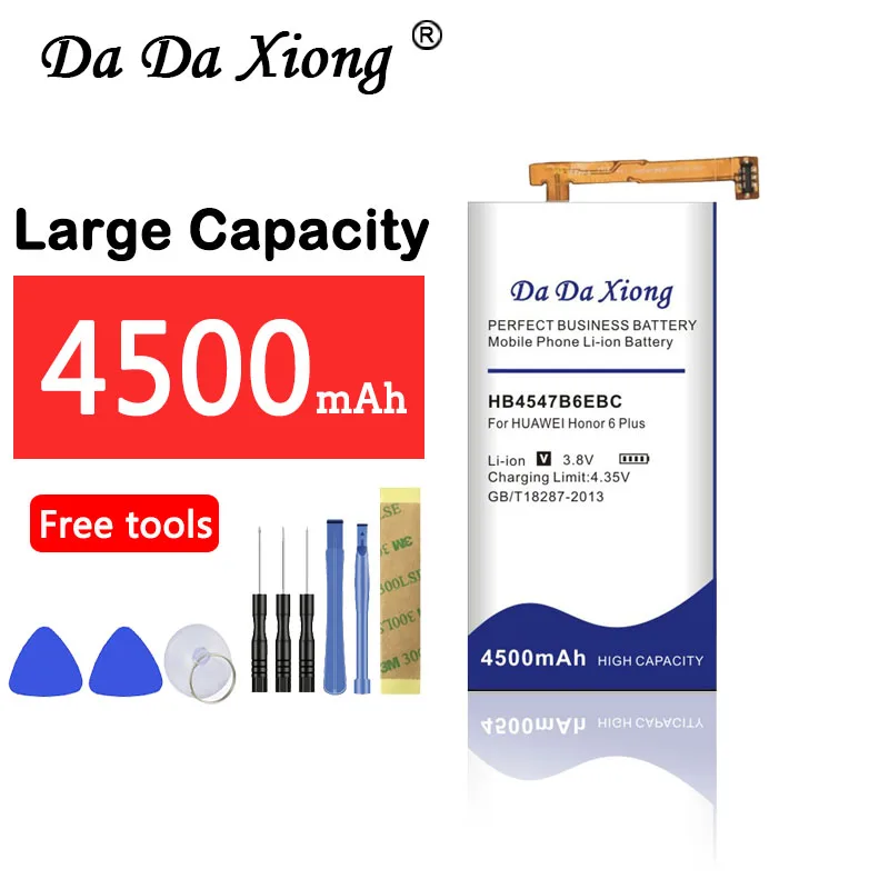 

Da Da Xiong 4500mAh HB4547B6EBC Battery for HuaWei Honor 6 Plus 6plus PE-TL20 UL00 TL10 CL00