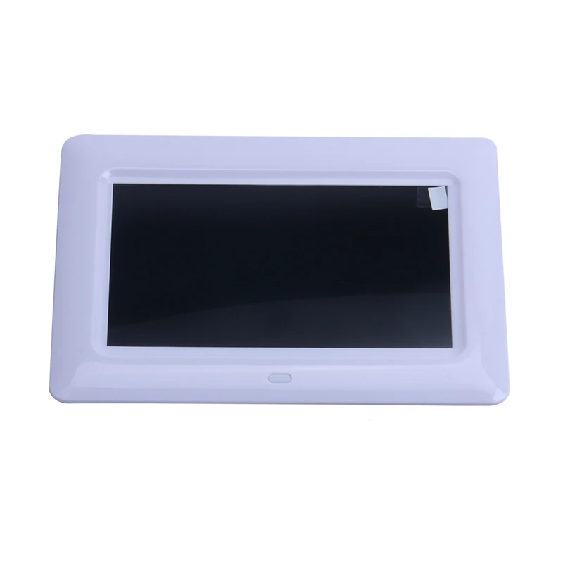 FULL-7 дюймов HD TFT-LCD цифровая фоторамка с MP3 MP4 слайд-шоу часы дистанционного рабочего стола видеоплеер - Цвет: White