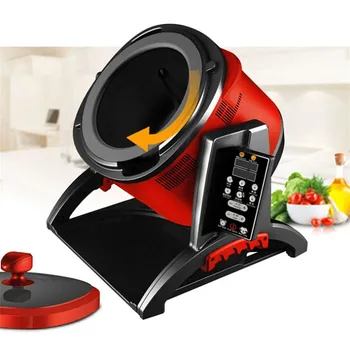

220V Multifunctional Electric Cooking Wok Pot Automatic Intelligent Household 6L Electric Cooking Frying Machine touch control