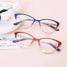 Модные кошачьи глаза стильные очки для женщин высокое качество женские оптические очки оправы оптика Мода очки по рецепту 0025