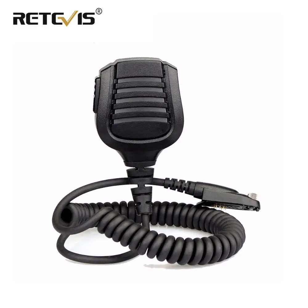 Retevis динамик микрофон PTT Микрофон для Retevis RT82/RT87/RT83 Ailunce HD1 DMR цифровая рация аксессуары J9127M